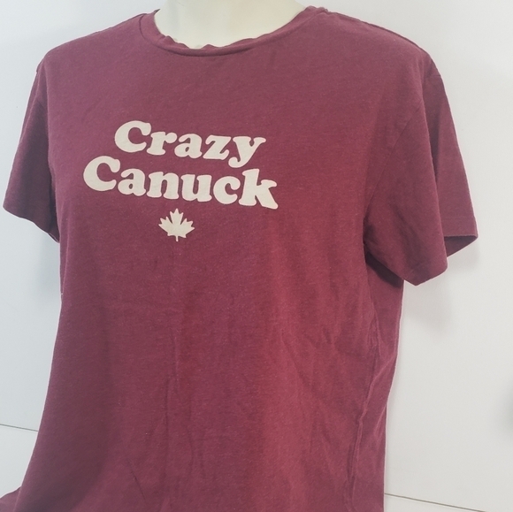 ROOTS Red "Crazy Canuck" T-Shirt - Picture 2 of 7
